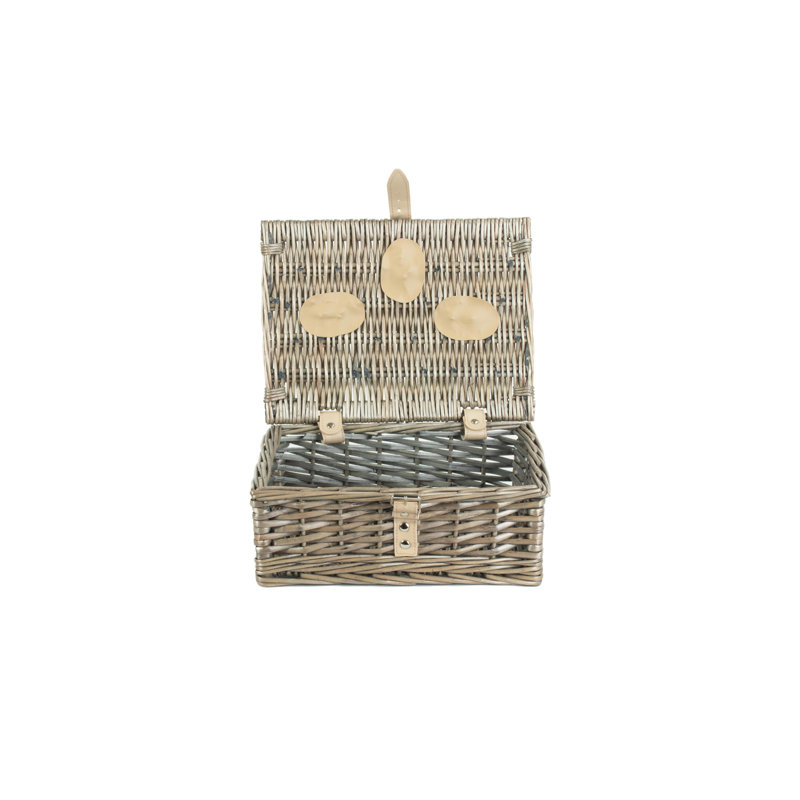 Wicker Split Willow Hamper Basket, 20cm W x 26cm D