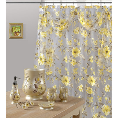 Chanelle Floral Shower Curtain