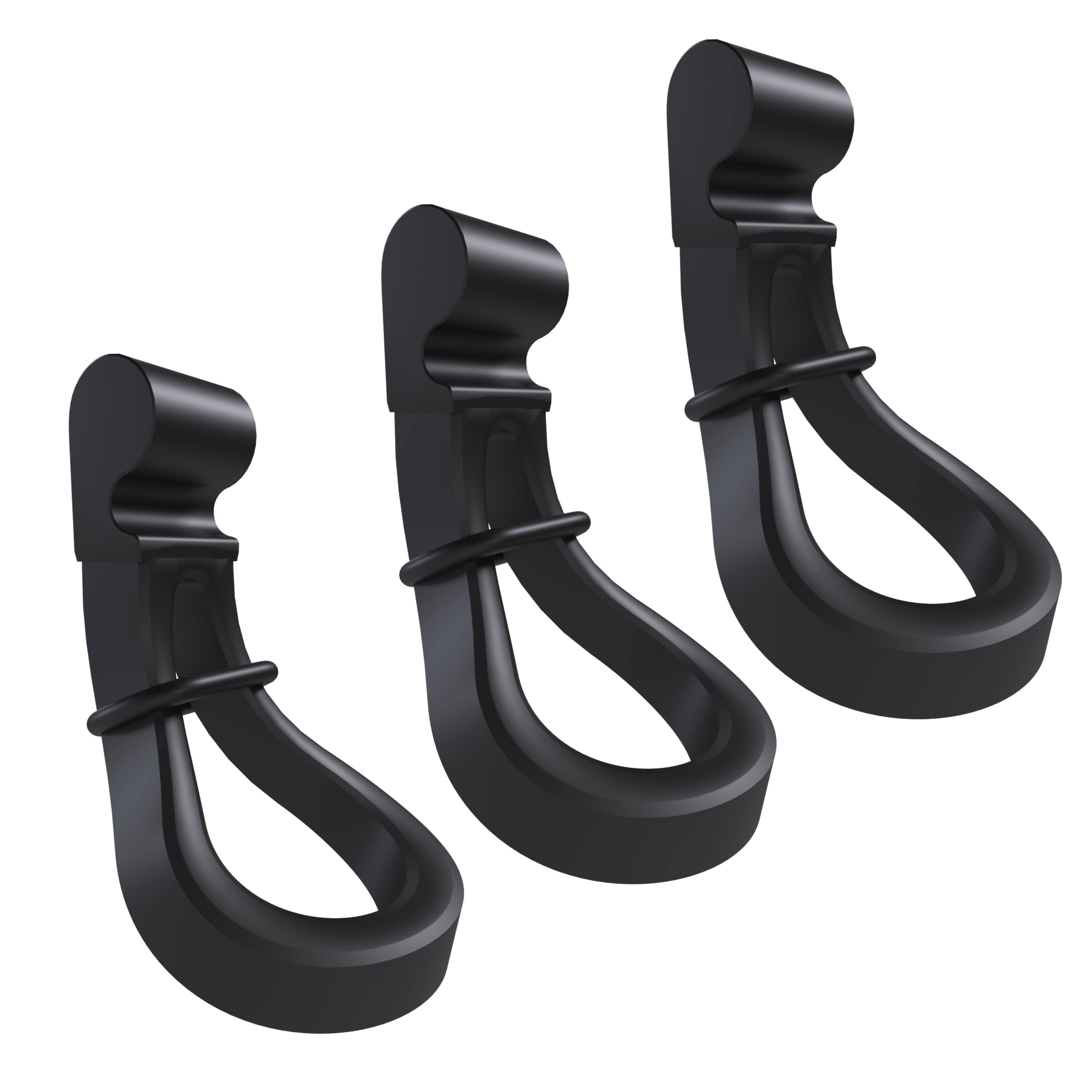 Pêche Crochet Gardien, 5 Paquet Poisson Leurre Support Caoutchouc Anneaux Vert