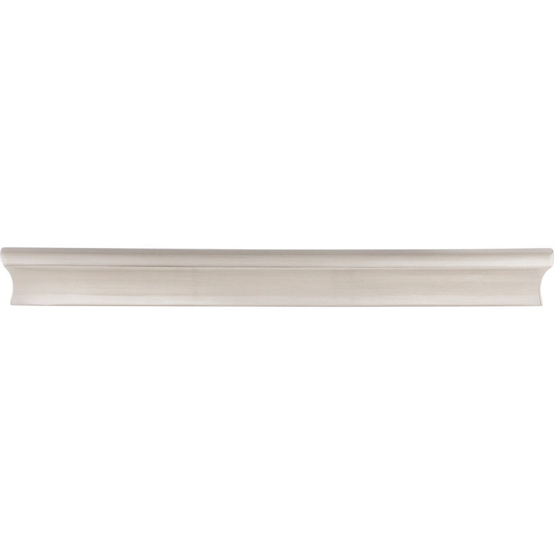 Glacier Finger pull, Brushed Satin Nickel, 8" Center to Center