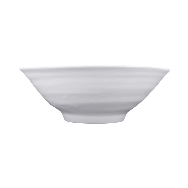 Elite Global Solutions Zen Melamine Serving Bowl, White