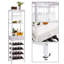 Byata Wine Bottle & Glass Rack White