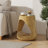 Eulla MGO Hollow Side Table，Wood-like texture-841958198