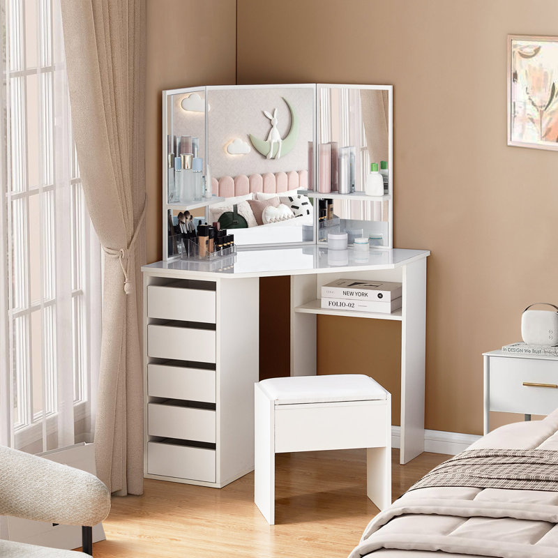 Dressing Table with Mirror