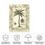 Toile d'extérieur «Palm in Bamboo Frame I» Ovia Vision Studio-87945988