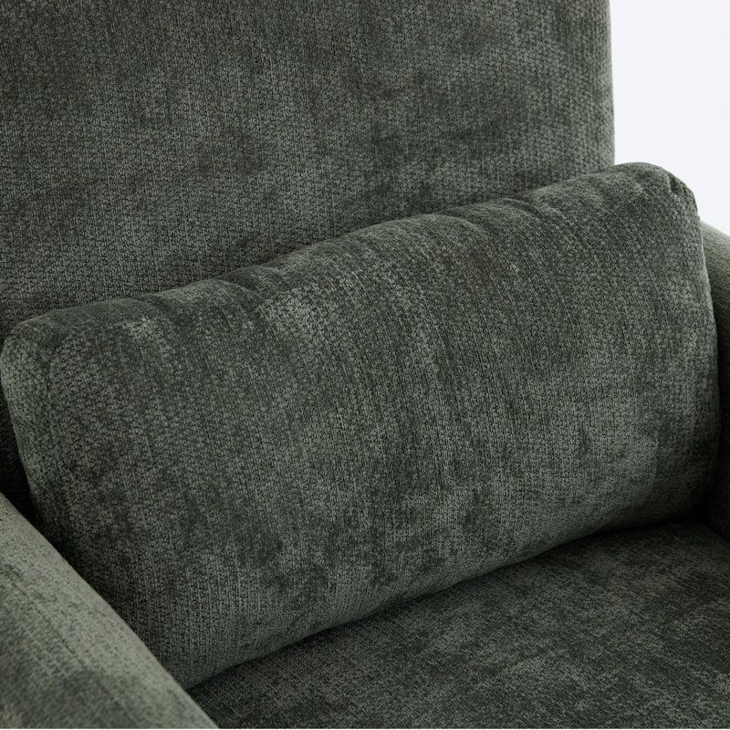 Fauteuil simple de style moderne, Vert