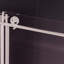 Porte de douche coulissante en verre transparent H 76 po x l 60 po en noir mat - sens d'ouverture réglable pour les salles de bain, fonction silencieuse, composants, empêche l'eau de s'infiltrer avec une salle de bain pratique