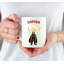 Tasse personnalisée en chocolat pour enfants au lait en céramique, fille aux cheveux blonds avec baguette magique, paquet de 1-1509910621