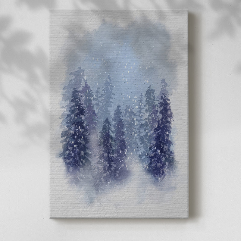 Driven Snow II -Gallery Wrapped Cavas, 18" H x 12" W