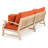 Paulet Sofa Seating Group With Sunbrella Cushion Covers-182765718