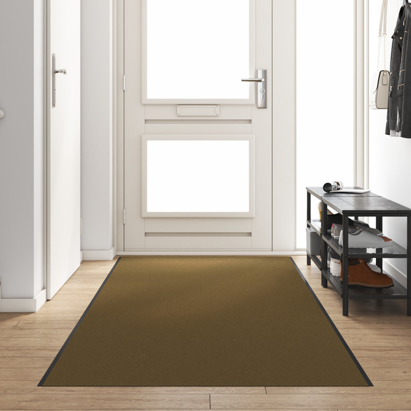 Non-Slip Indoor / Outdoor Doormat, Brown, 120 x 400 cm