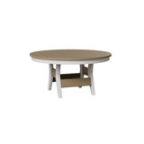 Berlin Gardens Harbor Regular Top With White Base Round Bar Table