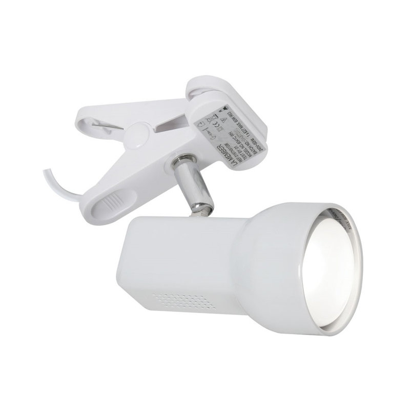 Crouch Metal Desk Lamp, White