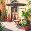 Parasol de marché 96 po Vanmeter-752405679