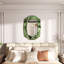 Briahna Glass Oval Wall Mirror-1203748196