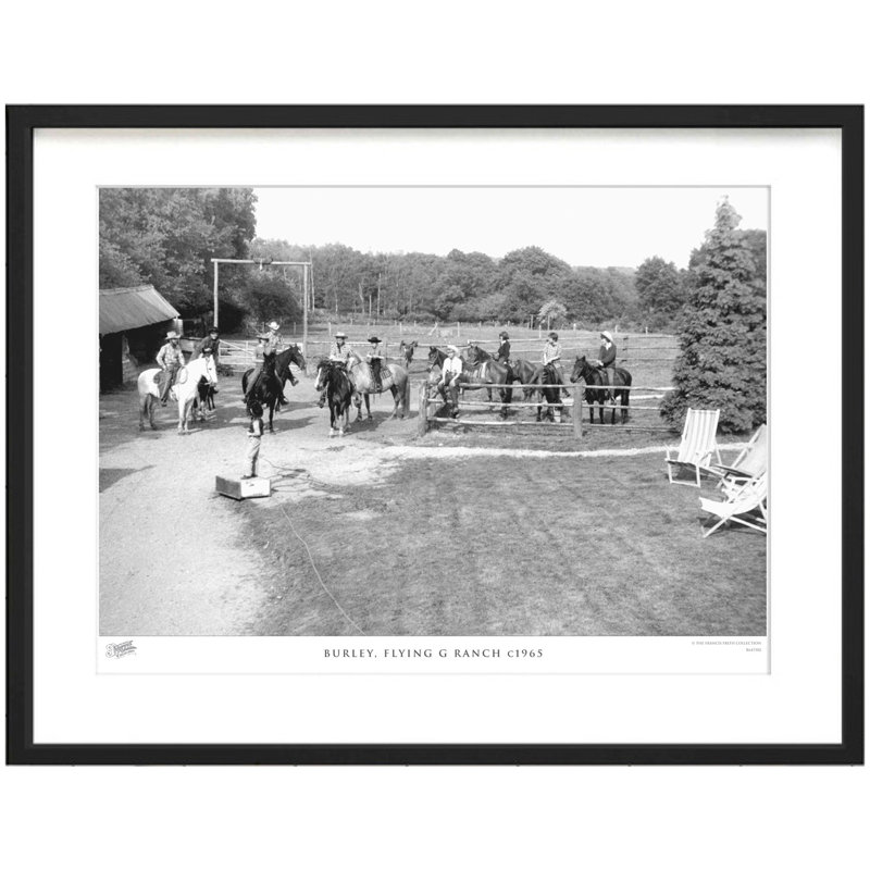Burley, Flying G Ranch C1965 by Francis Frith - Single Picture Frame Print, 40cm H x 50cm W x 2.3cm D