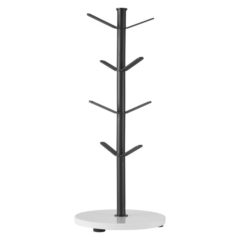 Mug Holder Tree with Marble Base 8 Hooks Cup Rack Stand for Counter Kitchen Home