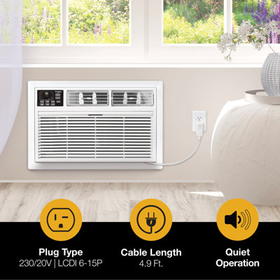 Whirlpool 12,000 BTU 230V Through the Wall Air Conditioner with Supplemental Heat