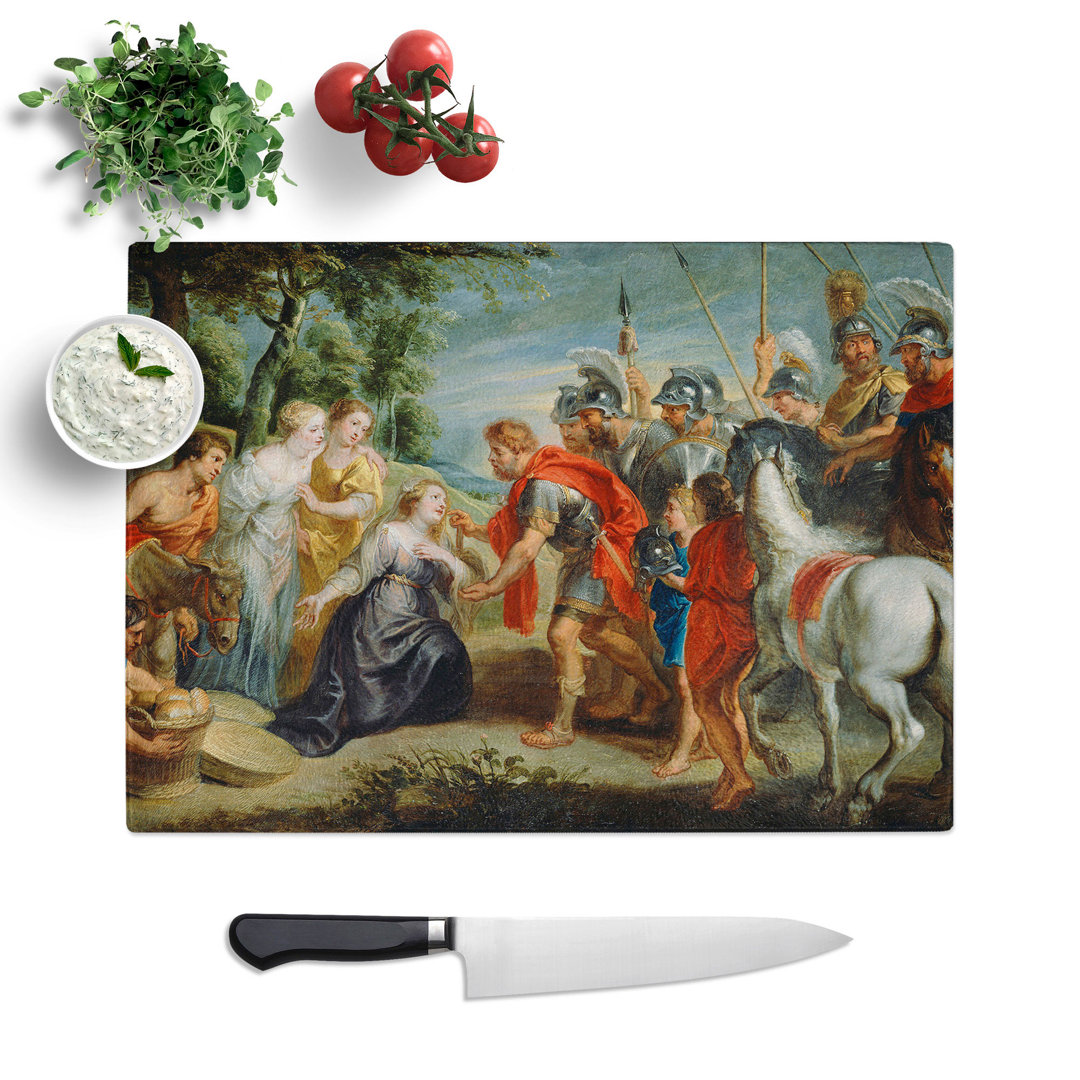 Abigail and David by Peter Paul Rubens Chopping Board