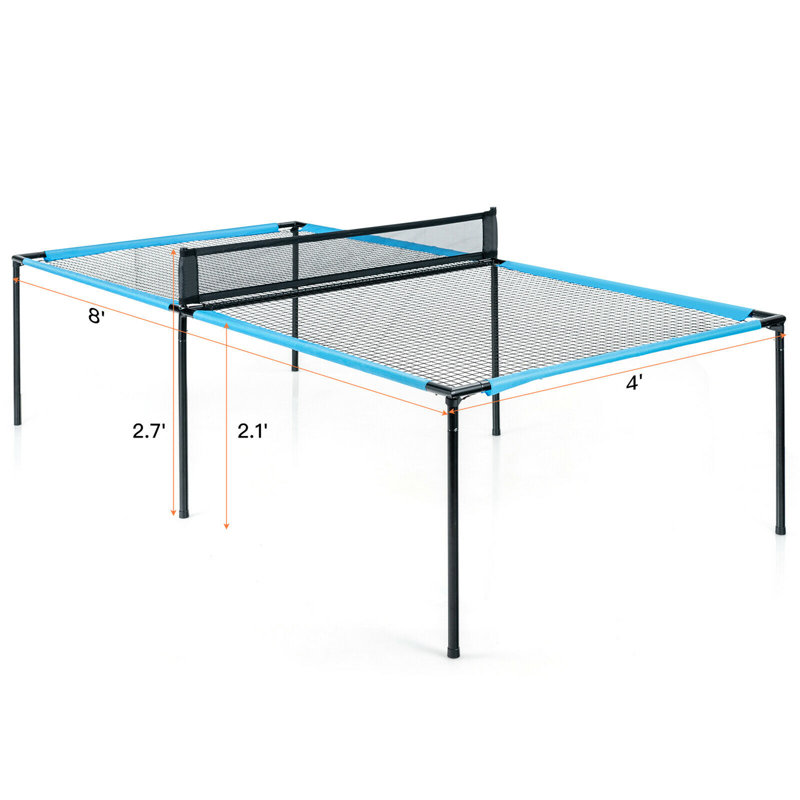 Table de tennis de table Ping Pong pliable intérieur / extérieur avec raquettes et balles (25 mm d'épaisseur)