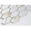 Carreau de mosaïque allongé en porcelaine hexagonale 2,36 po x 3,74 po Perfection-118771495