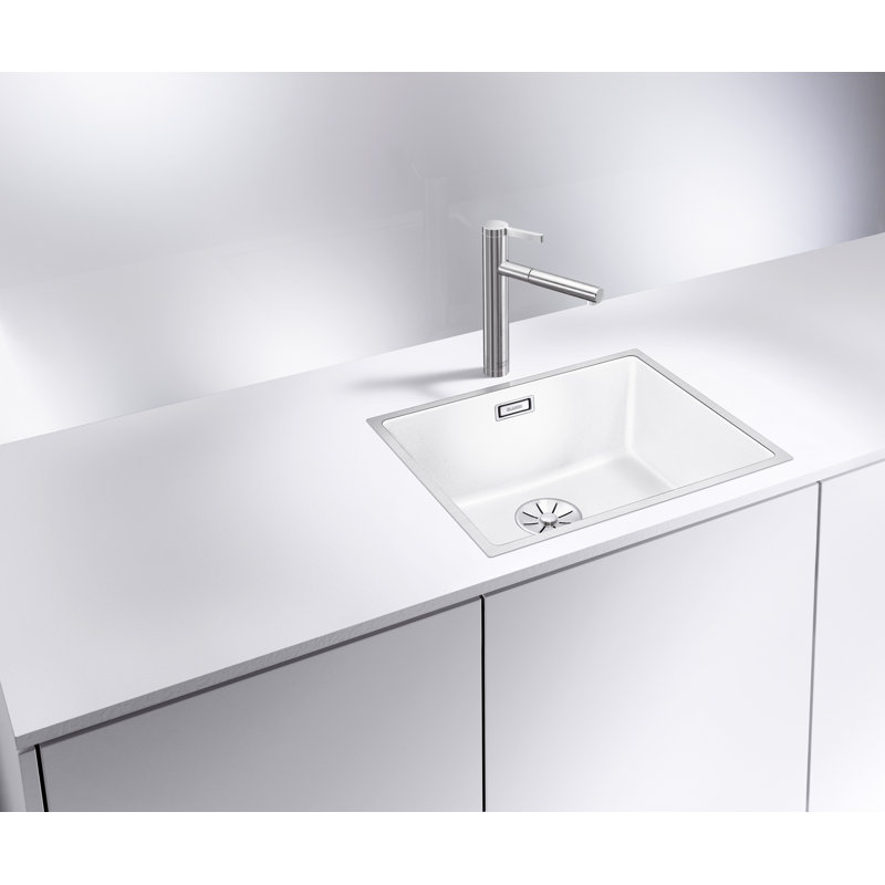 Subline Inset Kitchen Sink, White