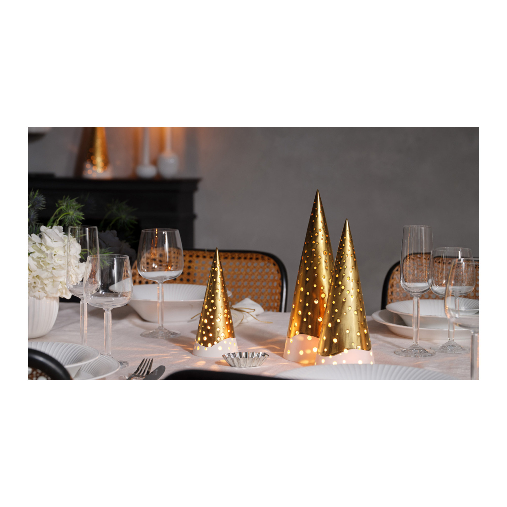 Hammershoi Champagne Glass, Clear