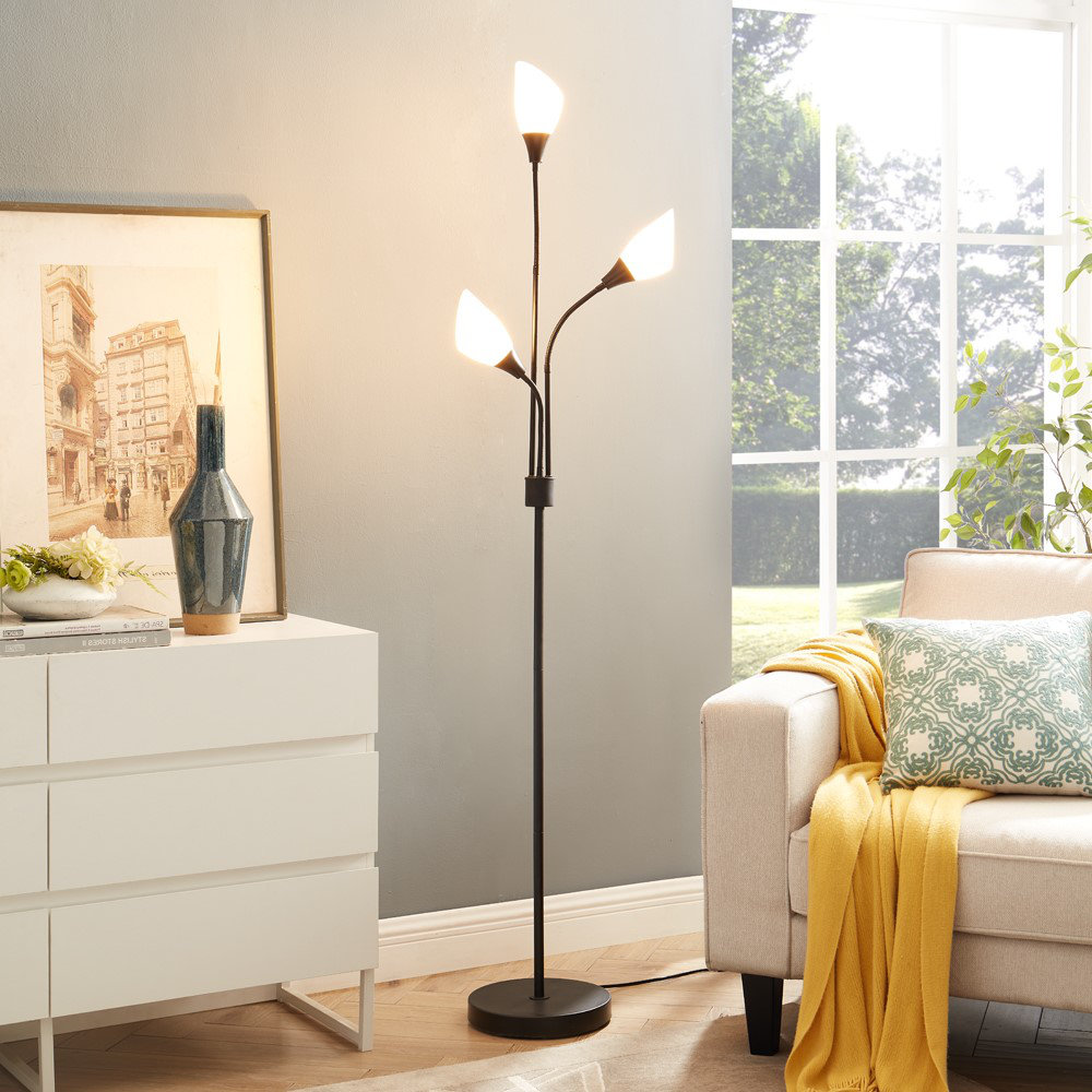 Winston Porter Obehi 70.5'' Matte LED Tree Floor Lamp | Wayfair