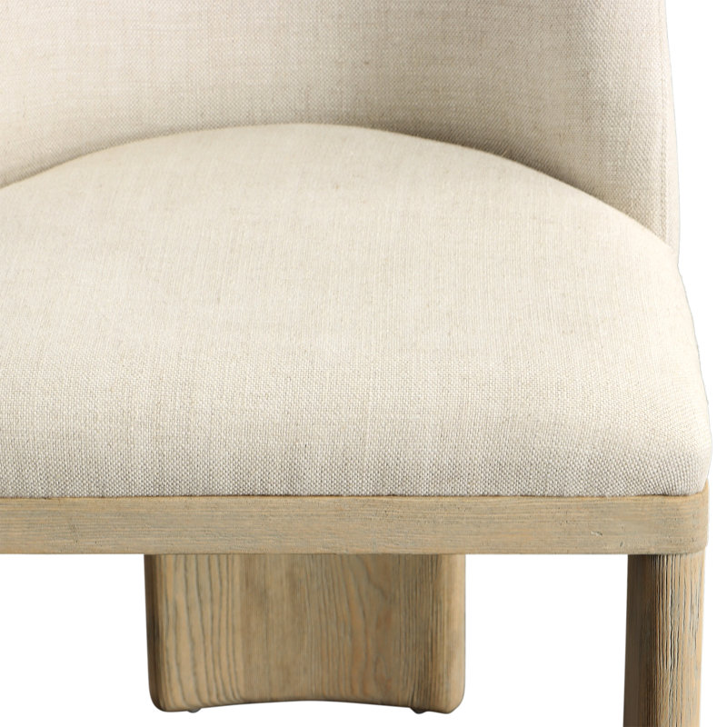 Alistair Polyester Upholstered Dining Chair, Sand, Beige