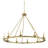 Poynor 10-Light Dimmable Metal Wagon Wheel Chandelier-410267102