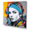 Portrait rétro pop art d'une belle jeune femme I