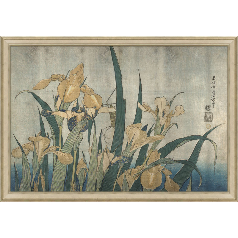 Grasshopper And Iris Print
