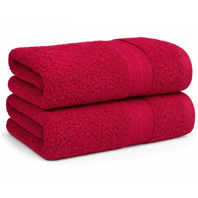 Essuie-mains 100% coton 600 g / m² absorbant à séchage rapide, Blanc