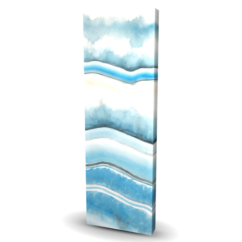 Textured Geode - Illustrative Abstract Canvas for Home Decor