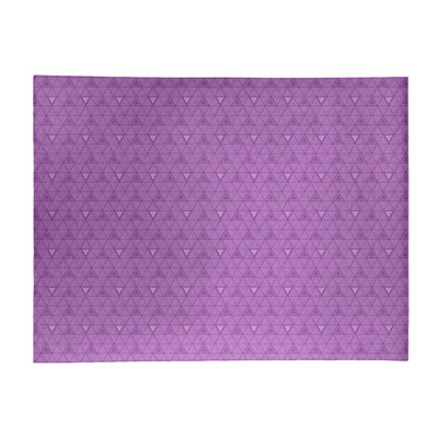 Chenille Geometric Indoor Rug