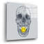 «Skull Have A Nice Day» par Rachel Caldwell, art mural en verre acrylique-664468228