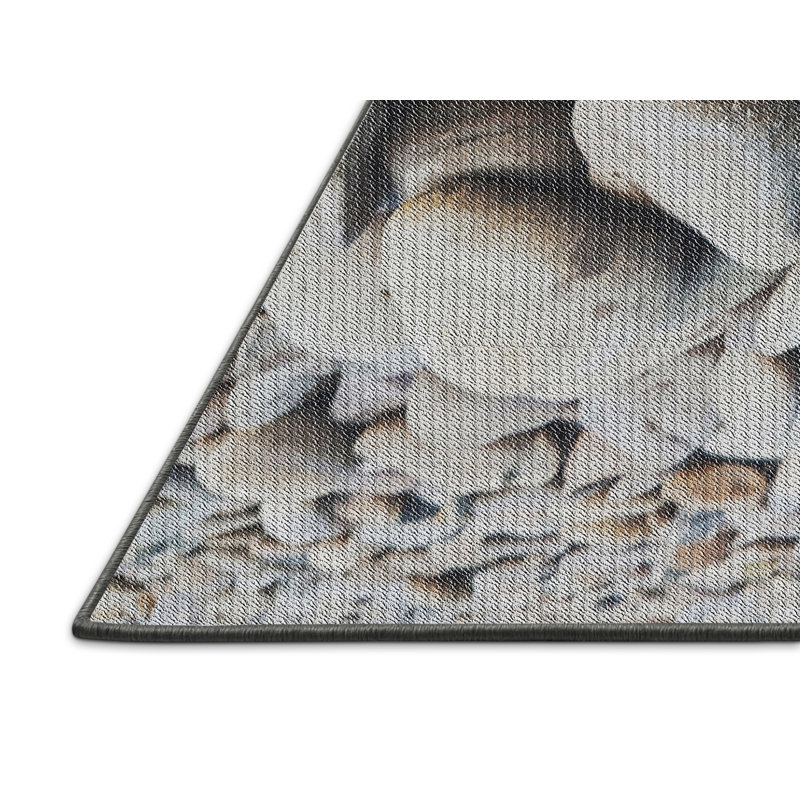 Tapis gris Sofian, Rectangle 5 pi x 7 pi