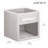 mDesign Fabric Baby Nursery Storage Cube with Front Window-363231751-363231758