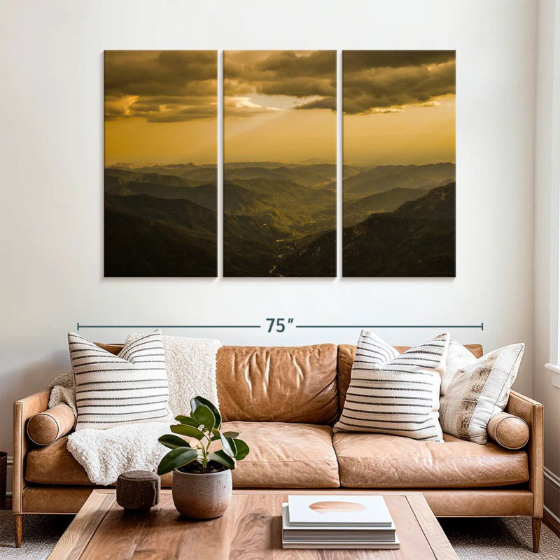 Alvord Cloudy Sequoia Sunset, 36" H x 57" W