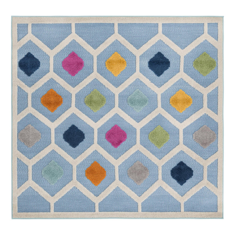 Noord Aruba Indoor/Outdoor Rug, Square 5'3"