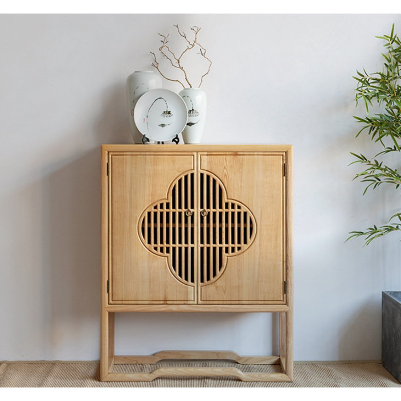 Armoire de véranda moderne en bois massif