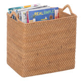 Beachcrest Home™ Simran Rattan Basket