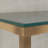 Tempered Glass Steel Writing Desk