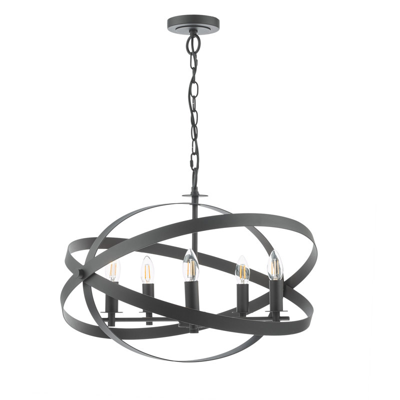Anjulie - Light Pendant, Matte Black, 5