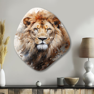 Spadafora - Lion Nebula Shape Irregular Metal Wall Decor