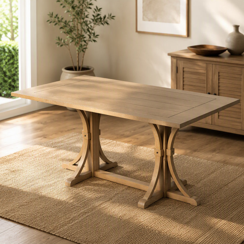 Dining Table, Natural Wood Wash