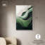 «Green Echoes I», art abstrait vert-386245735-386245746