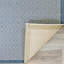 Tapis intérieur / extérieur bleu azur / sable Vacaville-367603306