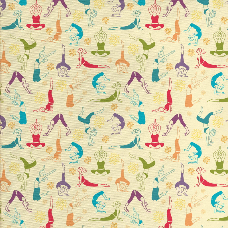 Tissu yoga, l 58 po x L 72 po