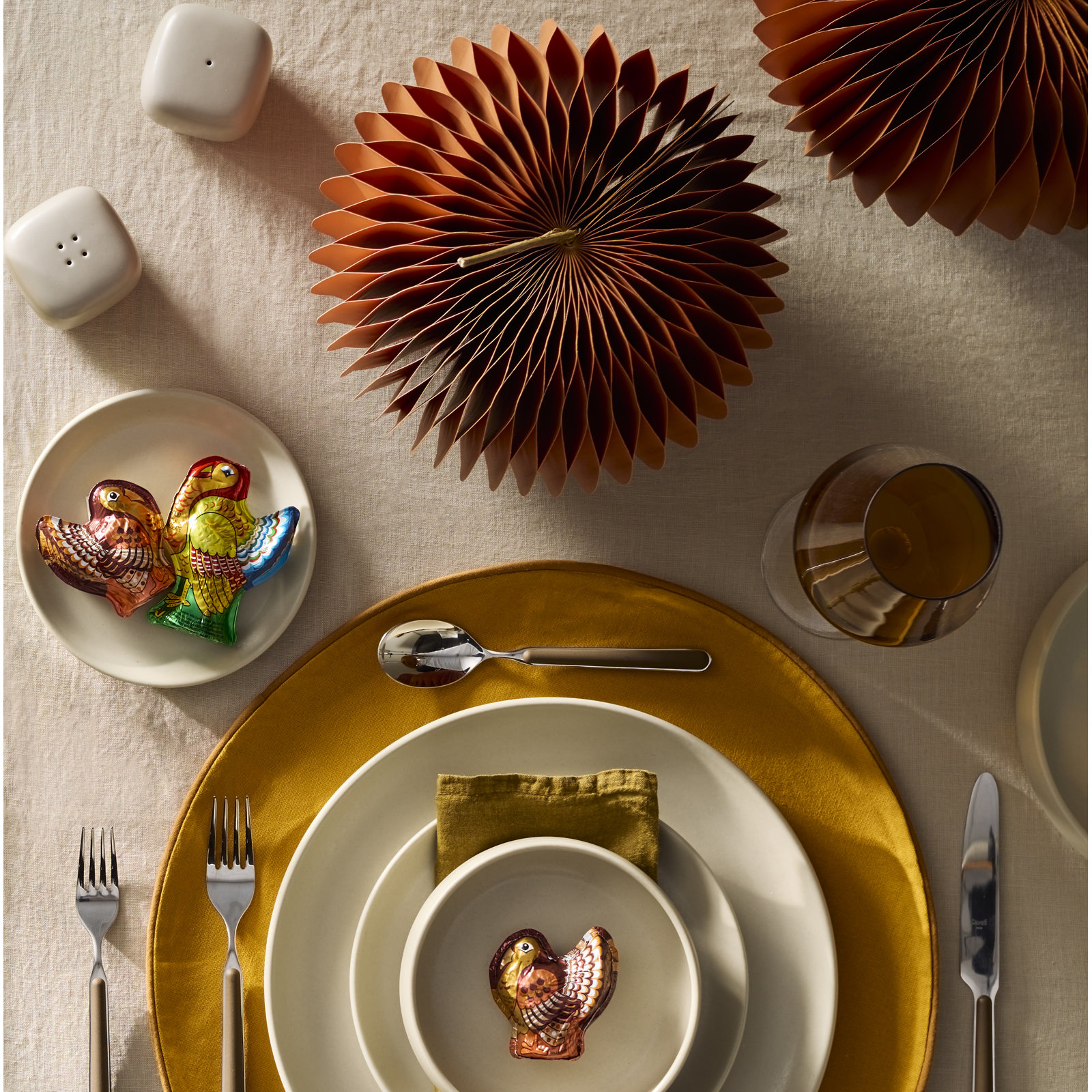 Paper Honeycomb Pumpkin Holiday Accent
